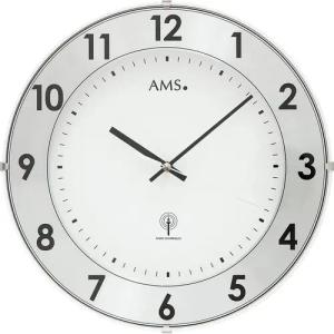 AMS Funkwanduhr 5948 (Quarzuhr,Wohnzimmer,Esszimmer,Küche,Arbeitszimmer,Büro, Flur)