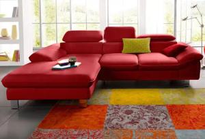 COTTA Ecksofa Driver L-Form, mit Kopfteilverstellung,