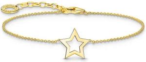 THOMAS SABO Silberarmband Thomas Sabo Damen-Armband 925er Silber Stern, Modern