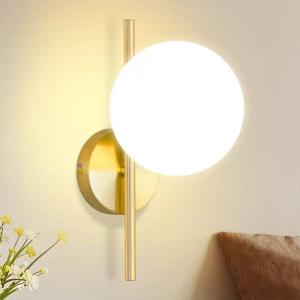 ZMH Wandleuchte Innen Modern Gold Wandlampe