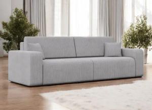 Compleo Schlafsofa mit Bettkasten Cordstoff LAGA