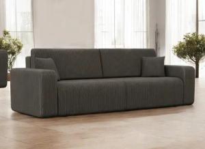 Compleo Schlafsofa mit Bettkasten Cordstoff LAGA