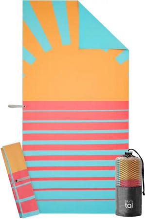 Blumtal Reisehandtuch Strandhandtuch 90x180 cm aus