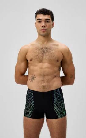 Herren Duo Aquashorts mit Logo Schwarz