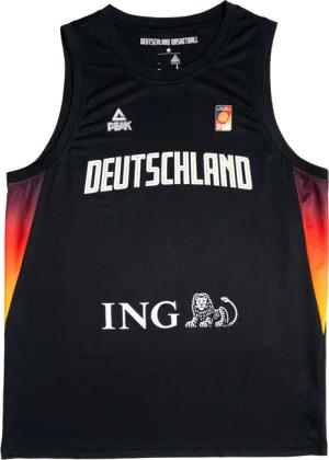 Peak DBB Deutschland Eurobasket Trikot 2025 Schwarz