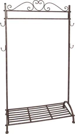 Ambiente Haus Garderobe "Garderobe Stange in Antikbraun - 162 cm", (1 St.)