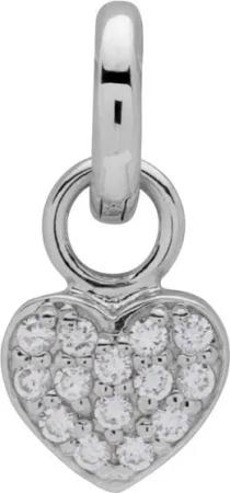 Unique Charm-Einhänger Unique 925 Silber Clipcharm mit Zirkonia CC0021