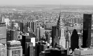 Papermoon Fototapete "New York Schwarz & Weiß"