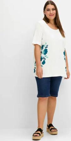 Sheego T-Shirt "T-Shirt", (1 tlg.)