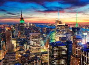 Papermoon Fototapete "New York at Dusk"