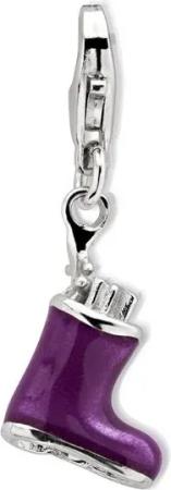 Unique Charm-Einhänger Exklusiver 925 Unique Silber Charm Stiefel zum Einhängen CH0546