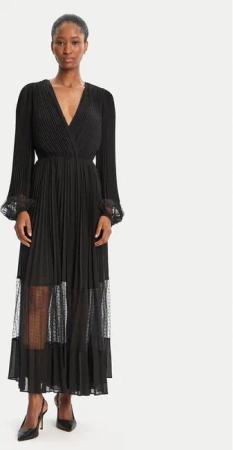 TWINSET Abendkleid 252TP2641 Schwarz Regular Fit