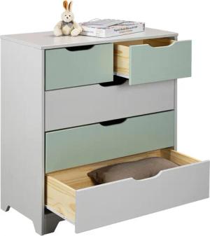 Kommode Prati Kommode salbei lackiert B/H/L: ca. 40,3x92x82 cm