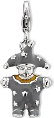 Unique Charm-Einhänger 925 Unique Silber Charm Clown zum Sammeln & Kombinieren CH0508