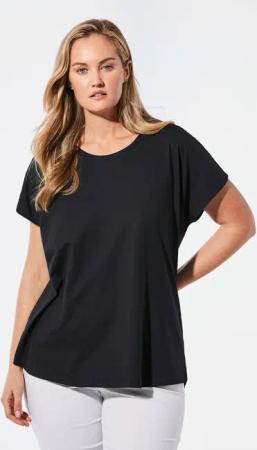 GOLDNER T-Shirt Shirt mit Rundhalsausschnitt (CURVY)