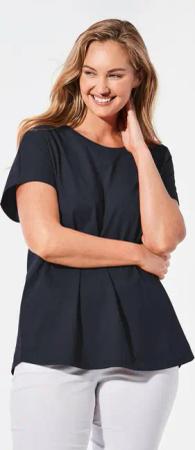 GOLDNER T-Shirt Shirt mit Rundhalsausschnitt (CURVY)