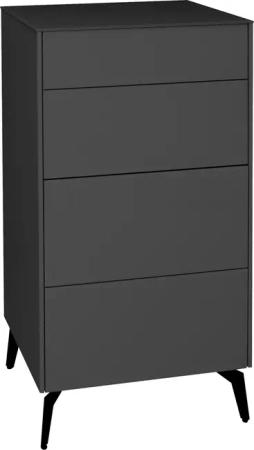Mäusbacher Kommode "Imola TOPSELLER", Kommode mit Glasfront und Glasoberplatte