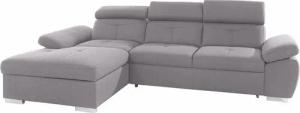 exxpo - sofa fashion Ecksofa "Spring, super bequem, mit Armteil- und Kopfteilfunktion", L-Form, wahlweise mit Bettfunktion und Bettkasten