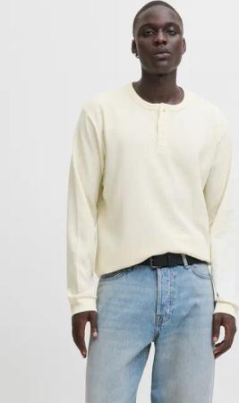 Jack & Jones Langarmshirt "JJEDOVER HENLEY LS TEE NOOS"