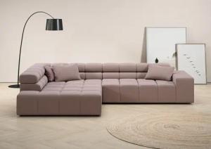 INOSIGN Ecksofa "Ancona incl. Kopfteilverstellung, Breite 319cm, L-Form", wahlweise motorische Sitztiefenverstellung, auch in Cord + Easy Care