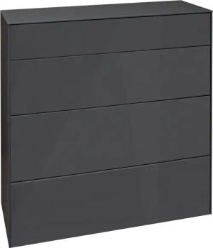 Mäusbacher Kommode "Imola TOPSELLER", Mäusbacher Kommode mit Glasfront und Glasoberplatte