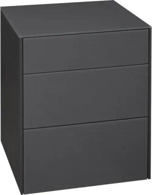 Mäusbacher Kommode "Imola TOPSELLER", Mäusbacher Kommode, mit Glasfront und Glasoberplatte, 2 Schubladen