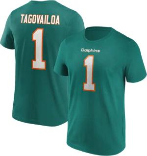Fanatics T-Shirt "Fanatics T-Shirt Miami Dolphins Graphic Tagovailoa 1"