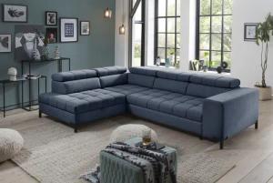 exxpo - sofa fashion Ecksofa "Bocco, hochwertige Verarbeitung, toller Sitzkomfort, bequem, L-Form", wahlw. mit Bett & Bettkasten, inkl. Kopfteilverstellung