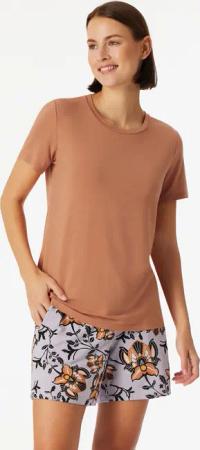 Shirt kurzarm rundhals rost - Mix+Relax 40