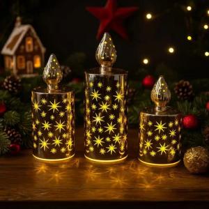 Online-Fuchs LED-Kerze 3er Set LED-Kerzen aus