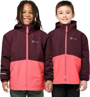Jack Wolfskin Iceland 3in1 Jacket Kids 3-in-1 Jacke Kinder 176 red sunset coral