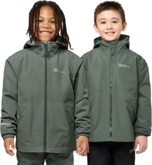Jack Wolfskin Iceland 3in1 Jacket Kids 3-in-1 Jacke Kinder 140 multi color Slate green / slate green