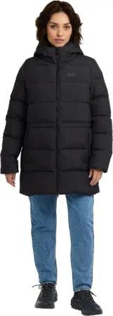 Jack Wolfskin Frozen Palace Long Jacket Women RDS Daunenmantel Damen L black black