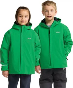 Jack Wolfskin Flowline SKI Jacket Kids Isolierte Skijacke Kinder 116 green mystic green