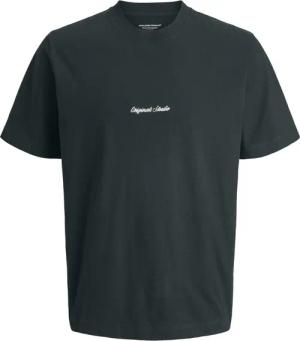 Jack & Jones Herren Rundhals T-Shirt JORNORREBRO EMB TEE SS CREW NECK - Relaxed Fit
