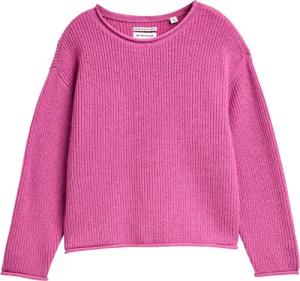 TOM TAILOR Mädchen Cropped Strickpullover, rosa, Uni, Gr. 128/134