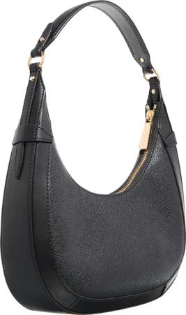 Michael Kors Hobo Bags - Sm Crescent Tz Shldr - Gr. unisize - in Schwarz - für Damen