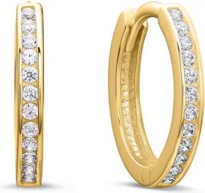 Unique Paar Creolen Unique Creolen 333er Gold Zirkonia GE0294