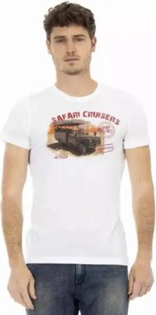 TRUSSARDI Action Herren Safari Cruisers T-Shirt Weiß 2AT02B001