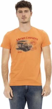 TRUSSARDI Action Herren Safari Cruisers T-Shirt Orange 2AT02B083