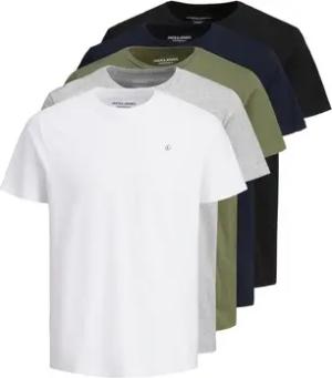 Jack & Jones T-Shirt T-Shirt 5 Pack JORJXJ TEE CREW NECK