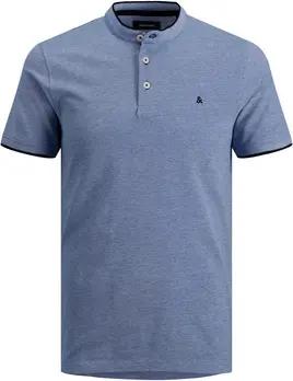 Jack & Jones  T-Shirts & Poloshirts Shirt T-Shirt mit Stehkragen JJEPAULOS MAO POLO