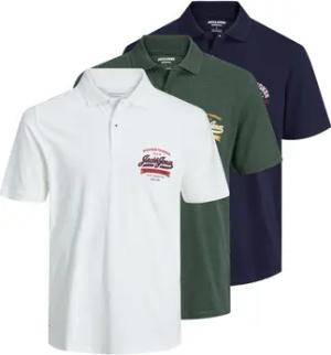 Jack & Jones  T-Shirts & Poloshirts Polo-Shirt Logo Poloshirt 3 Pack