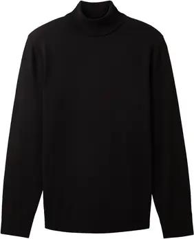 Tom Tailor Pullover Pullover mit Rollkragen und Rippbündchen