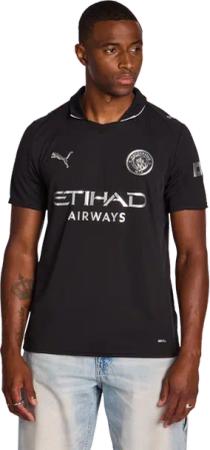 Puma Manchester City Away 25-26 Herren Trikots/Replikate - Schwarz - Größe XL - Poly Jersey