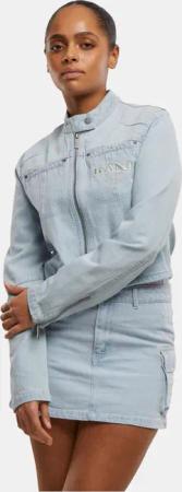 Karl Kani Retro TM Denim Biker Jacket