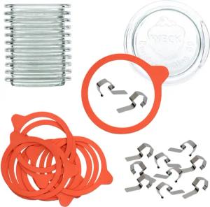 MamboCat Einmachglas Weck-Einkoch-Set - Glasdeckel 80