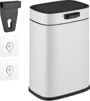 relaxdays Mülleimer Hängender Küchenmülleimer 5 l,