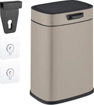 relaxdays Mülleimer Hängender Küchenmülleimer 5 l,