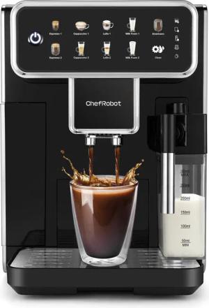 ChefRobot Kaffeevollautomat AM7203 für Espresso, Cappuccino,